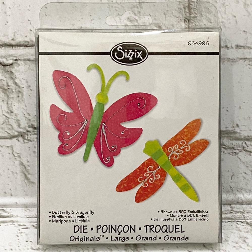 SIZZIX 654996 Butterfly & Dragonfly Die Cut